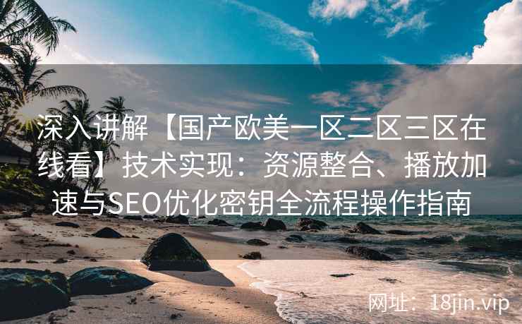 深入讲解【国产欧美一区二区三区在线看】技术实现：资源整合、播放加速与SEO优化密钥全流程操作指南